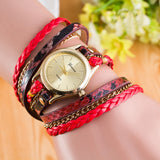 New Fashion Wrap Around Bracelet Watch Synthetic Leather Chain Watch - Shop Cali & Cole