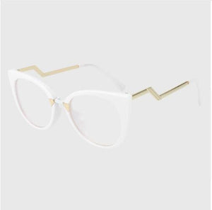ROYAL GIRL Vintage Clear Lens Women Cat Eye Eyeglasses Men Metal Frame Eyewear ss588 - Shop Cali & Cole