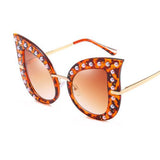 Fashion Cat Eye Sunglasses Women Brand Designer Pearl Decoration Frame Oversize Rivet Shades ss069 - Shop Cali & Cole