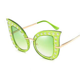 Fashion Cat Eye Sunglasses Women Brand Designer Pearl Decoration Frame Oversize Rivet Shades ss069 - Shop Cali & Cole