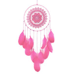 Handmade Lace Dream Catcher Feather Bead Hanging Decoration Ornament Gift - Shop Cali & Cole